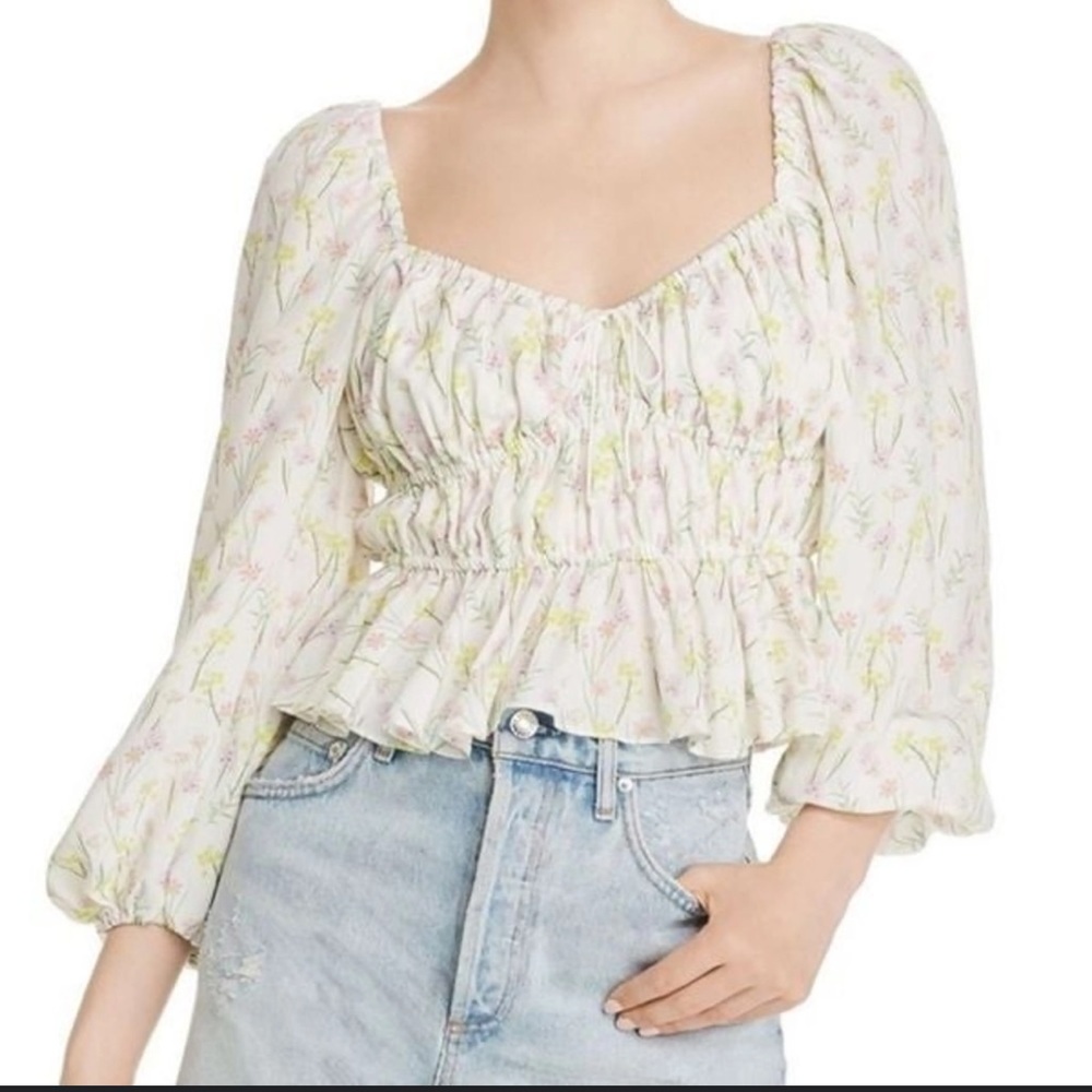 For Love and Lemons Crop Top